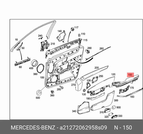 Mercedes benz armlehne - mercedes-benz,