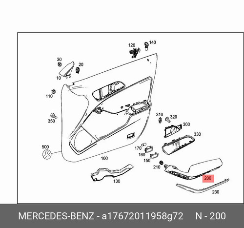 Mercedes benz armlehne - mercedes-benz,